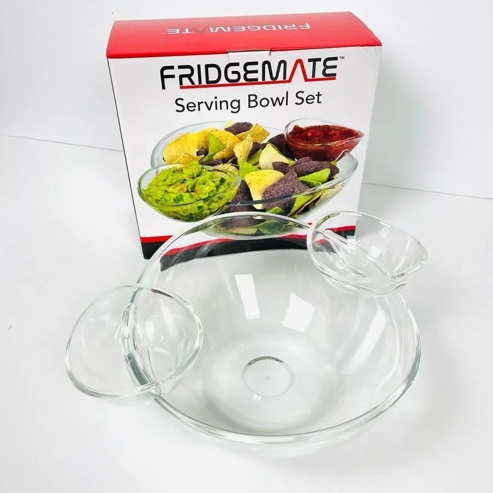 Gourmet Fridgemate 3 Piece Serving Bowl Set